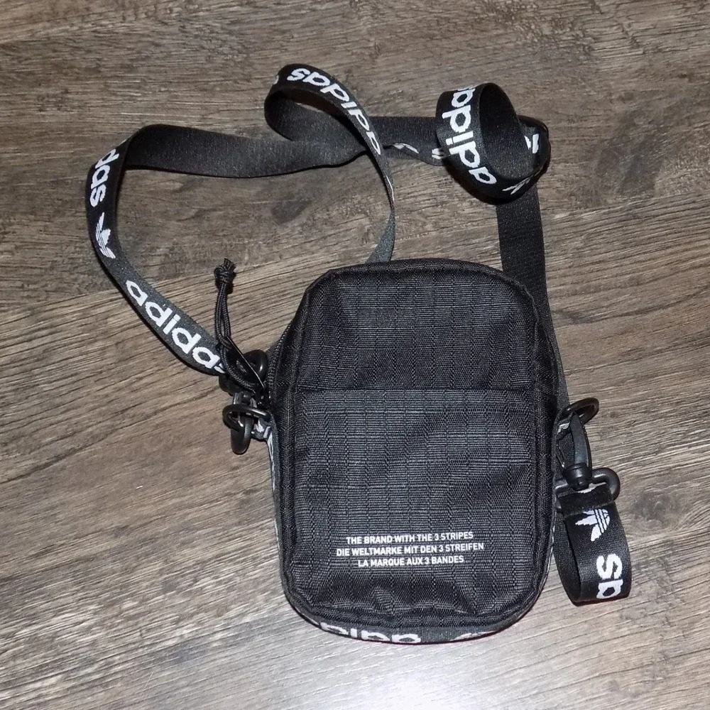 Adidas Crossbody Bag Black Excellent Logo Strap